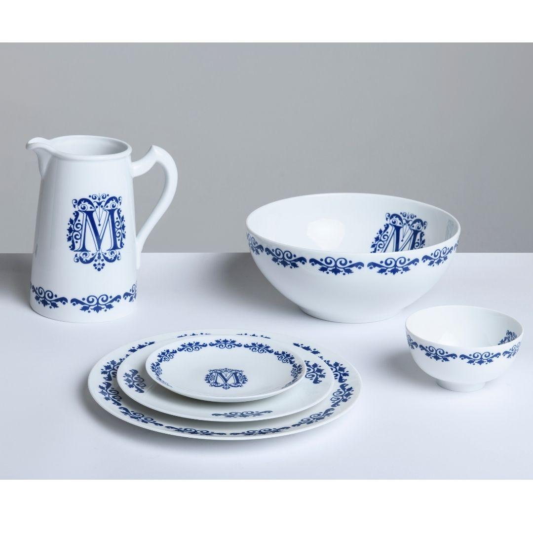 Art Nouveau Salad Bowl Ornements Collection Maison Manoï Limoges Porcelain For Sale