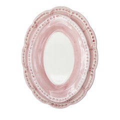 Oval Serving Plate - Vietri Collection "IColorati" - Pink