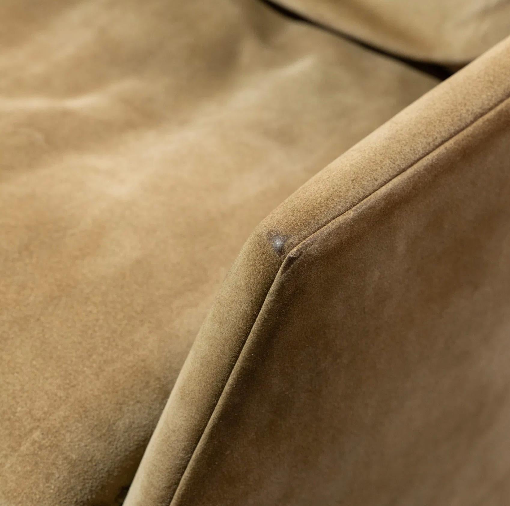 Saladino Villa Dining Chairs in Suede - Set of 6 For Sale 1