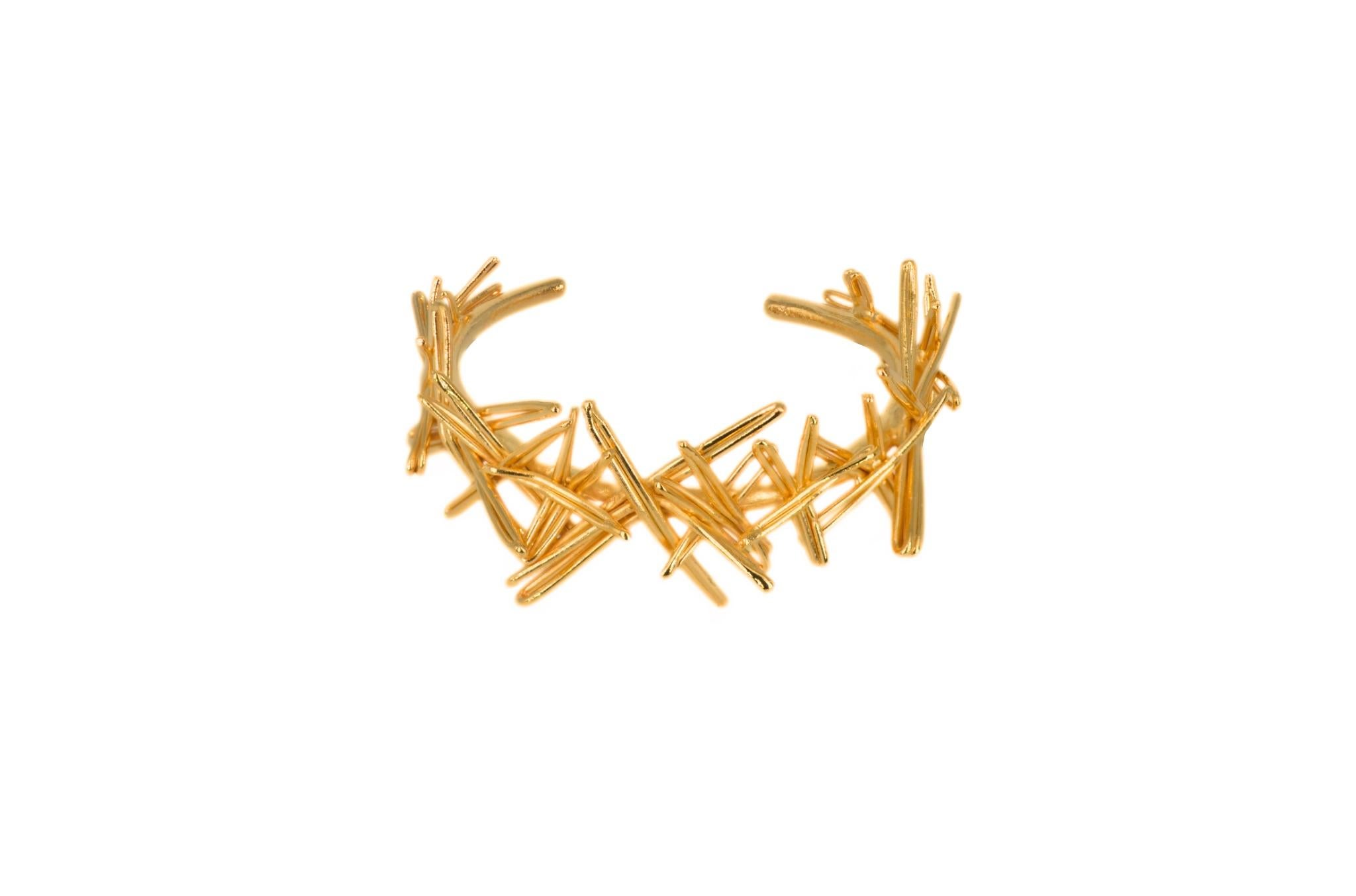 Collar Colección Salam - Bronce bañado en oro en venta 1