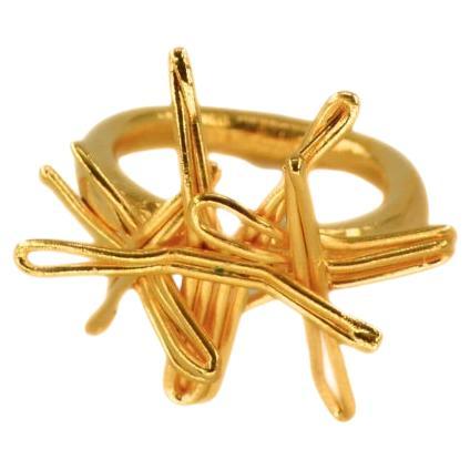 For Sale:  Salam Collection Ring - Gold-Plated Bronze