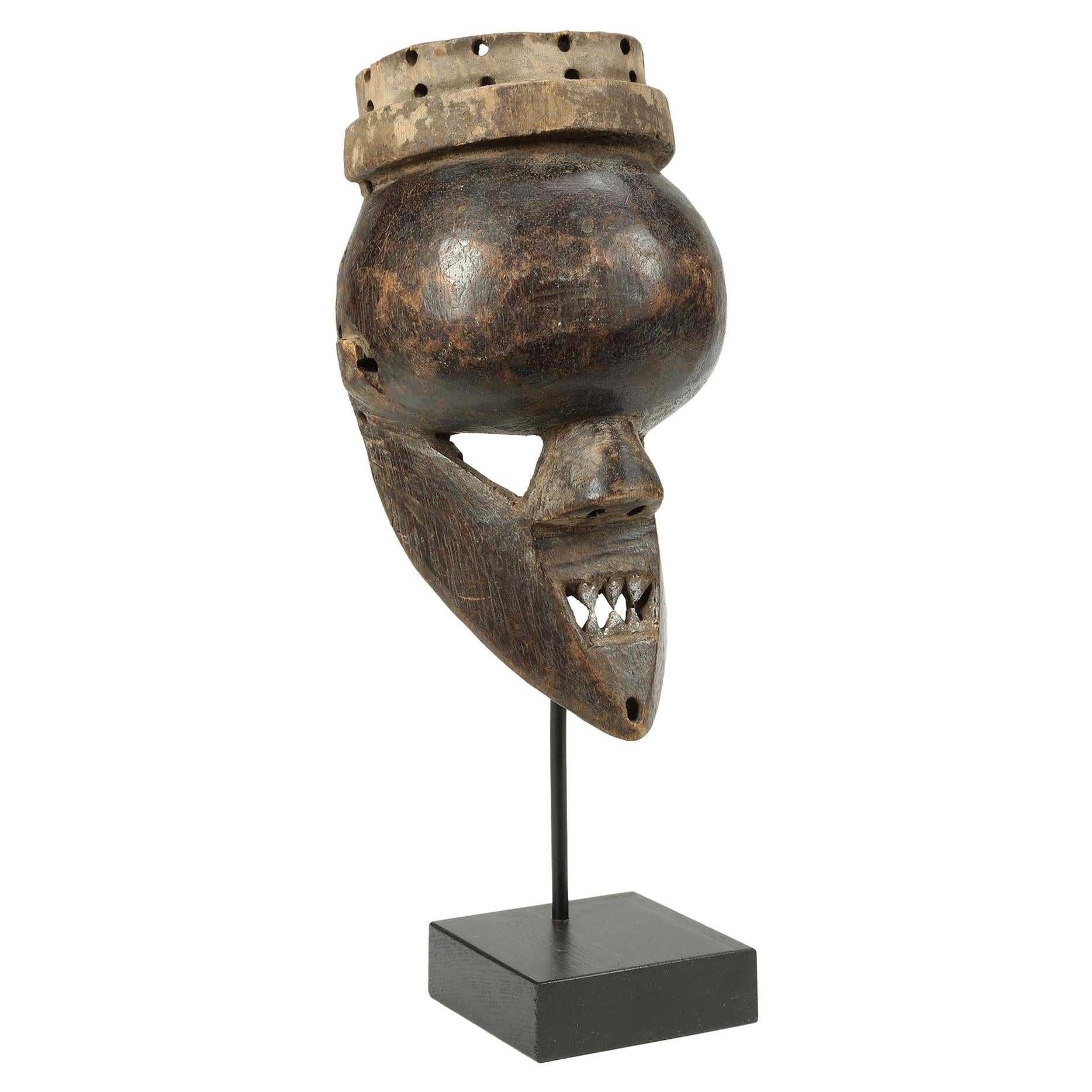 Salampasu Warrior Mask, Congo, Africa, Early 20th Century For Sale