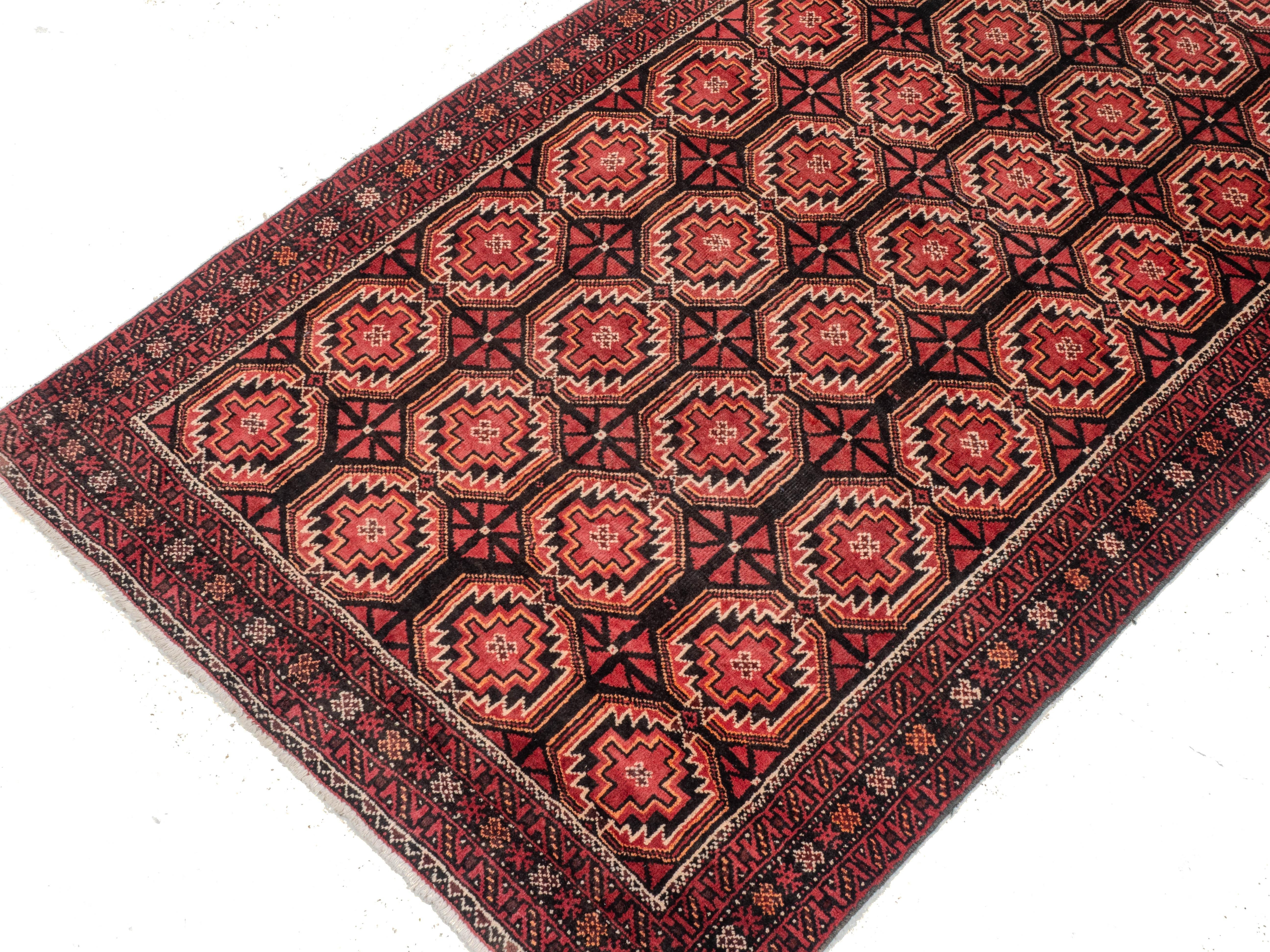Tappeto lungo Baluch afghano persiano Khorasan tessuto a mano (Carpet Balouch) in vendita 1