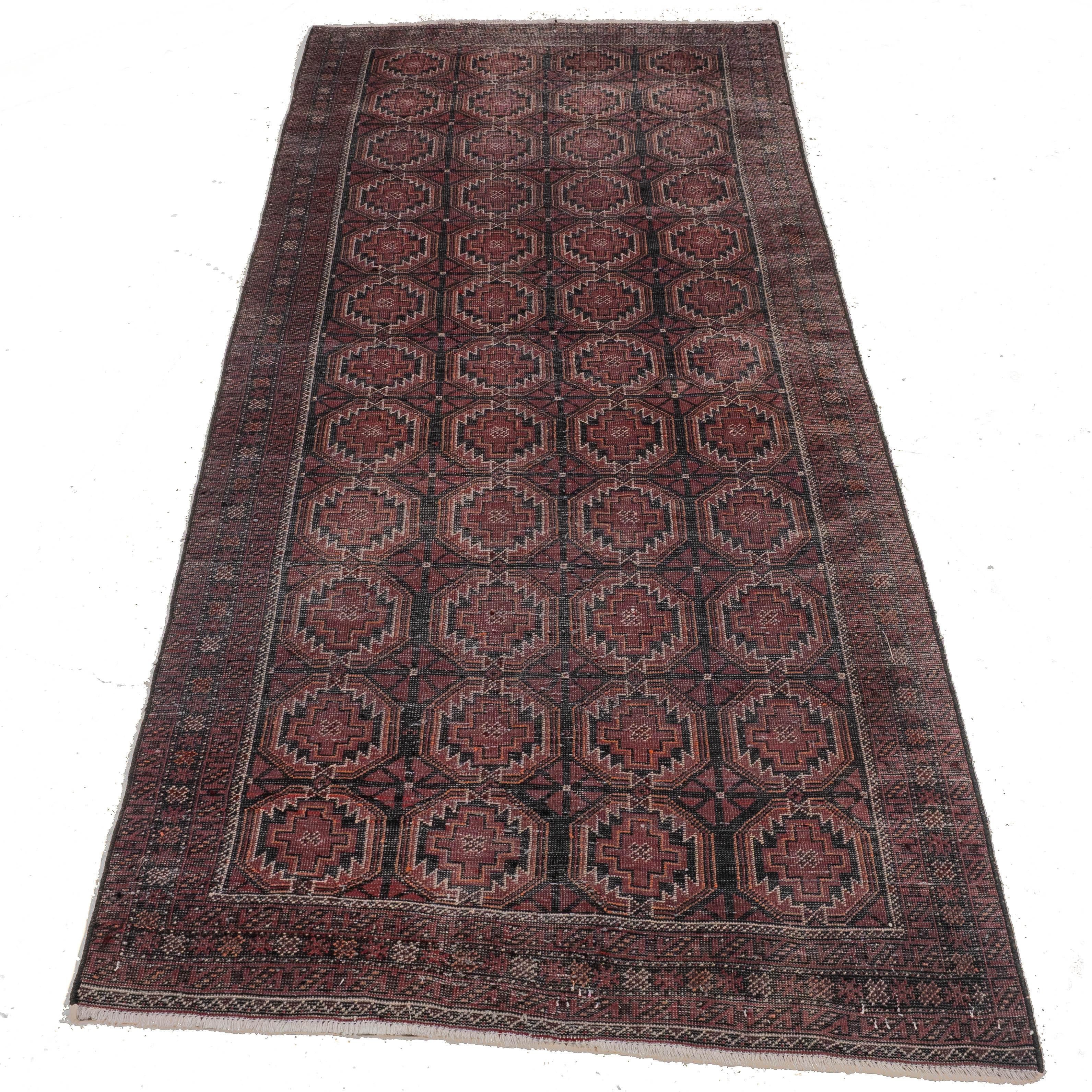 Tappeto lungo Baluch afghano persiano Khorasan tessuto a mano (Carpet Balouch) in vendita 2