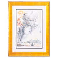 Salvador Dali Lithograph with Surrealist Landscape For Sale at 1stDibs ...