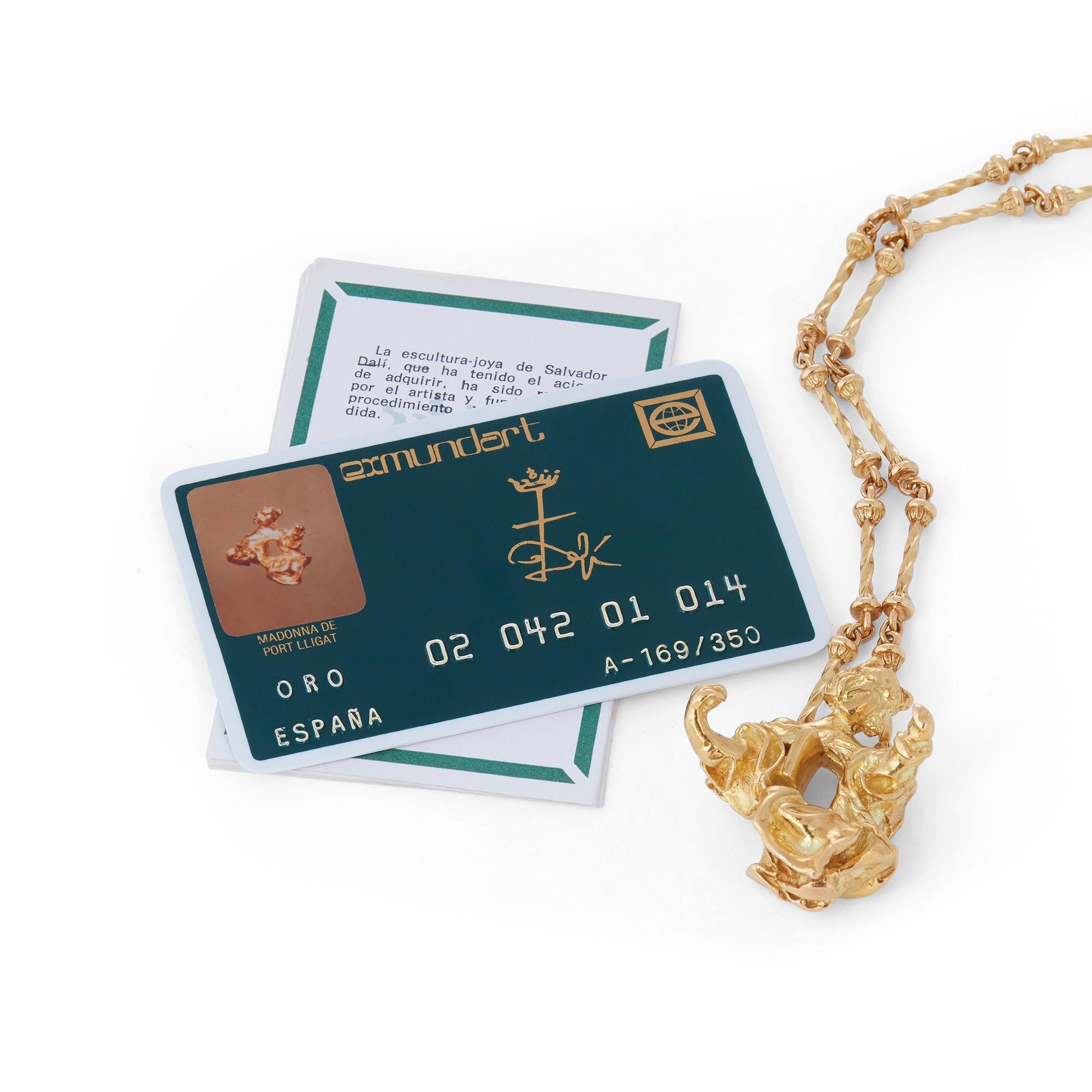 Women's or Men's Salavdor Dalí ' Madonna de Port Lligat' Pendant Necklace