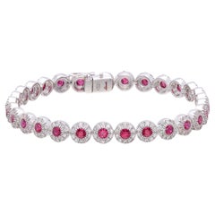 Salavetti Bracelet en rubis et diamants