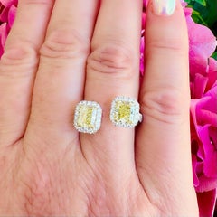 Salavetti Bague Toi Et Moi Diamant Jaune