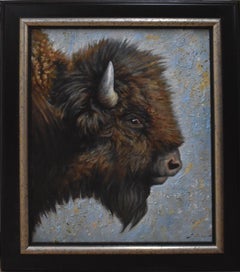"WILD MAJESTY" PORTRAIT OF A BISON / BUFFALO