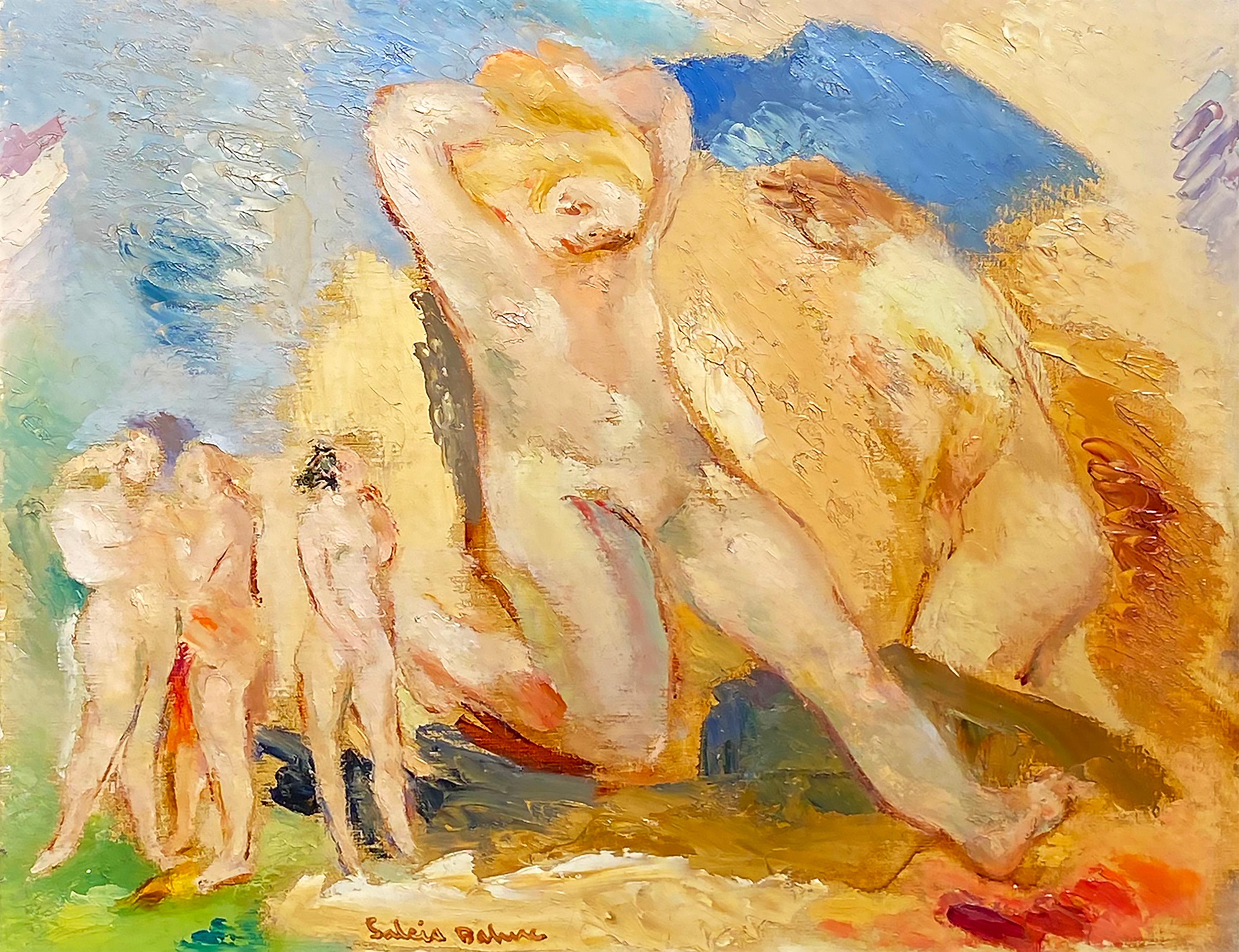 Salcia Bahnc Nude Painting - Nudes