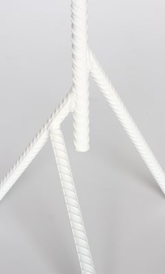 Salee 'Black Top', Wicker Side Table