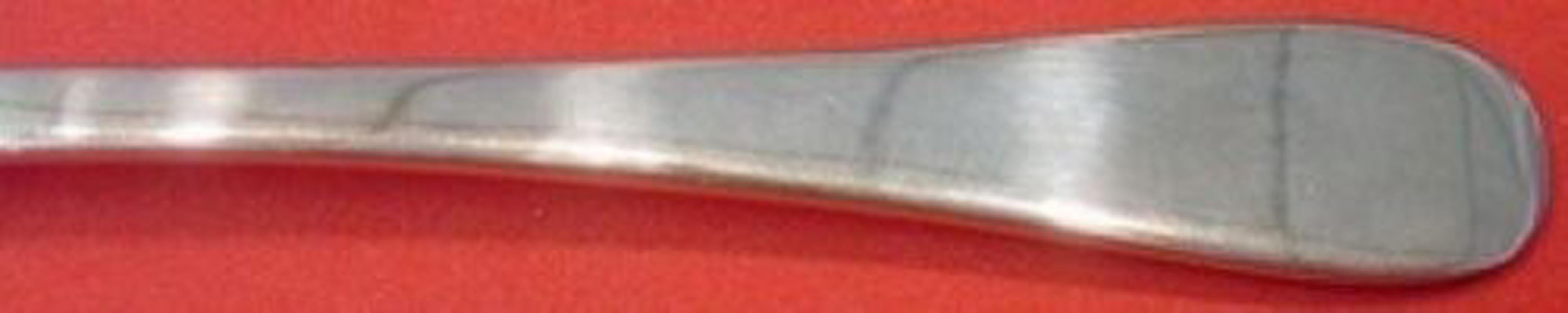 Sterling silver serving spoon, 8 5/8