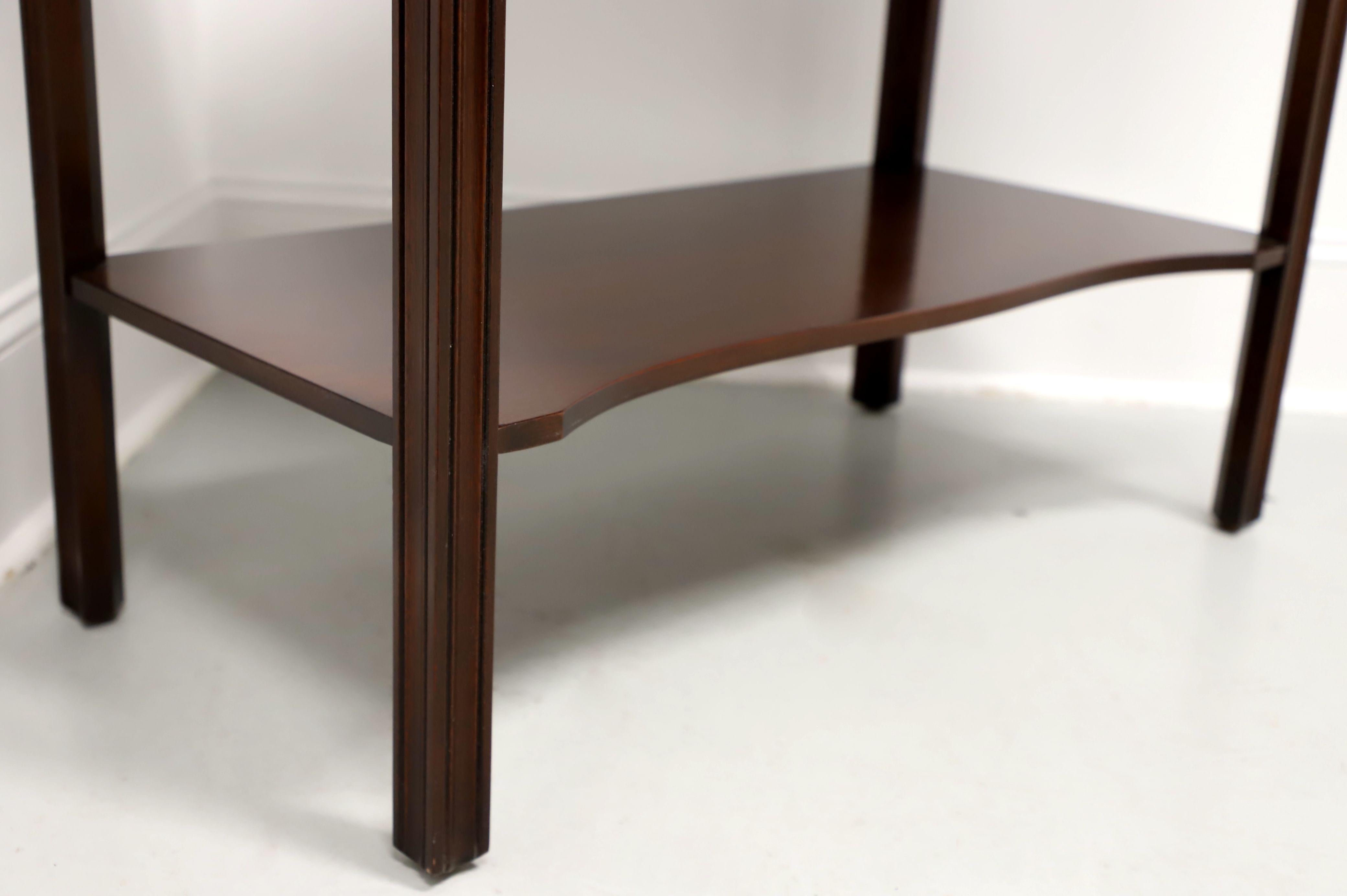 SALEM SQUARE Mahogany Chippendale Console Table For Sale 1
