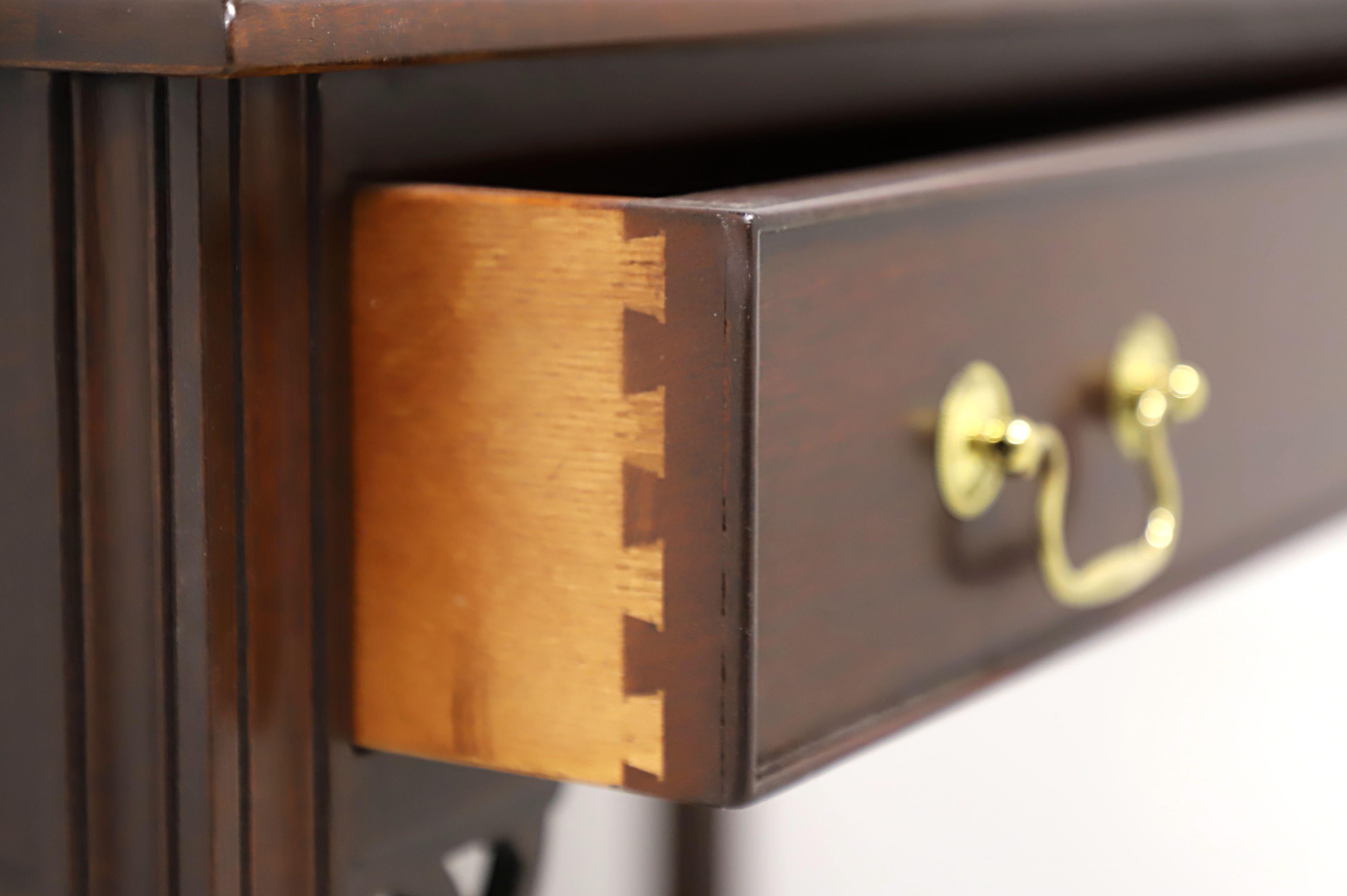 SALEM SQUARE Mahogany Chippendale Console Table For Sale 3