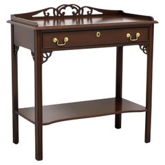 SALEM SQUARE Mahogany Chippendale Console Table