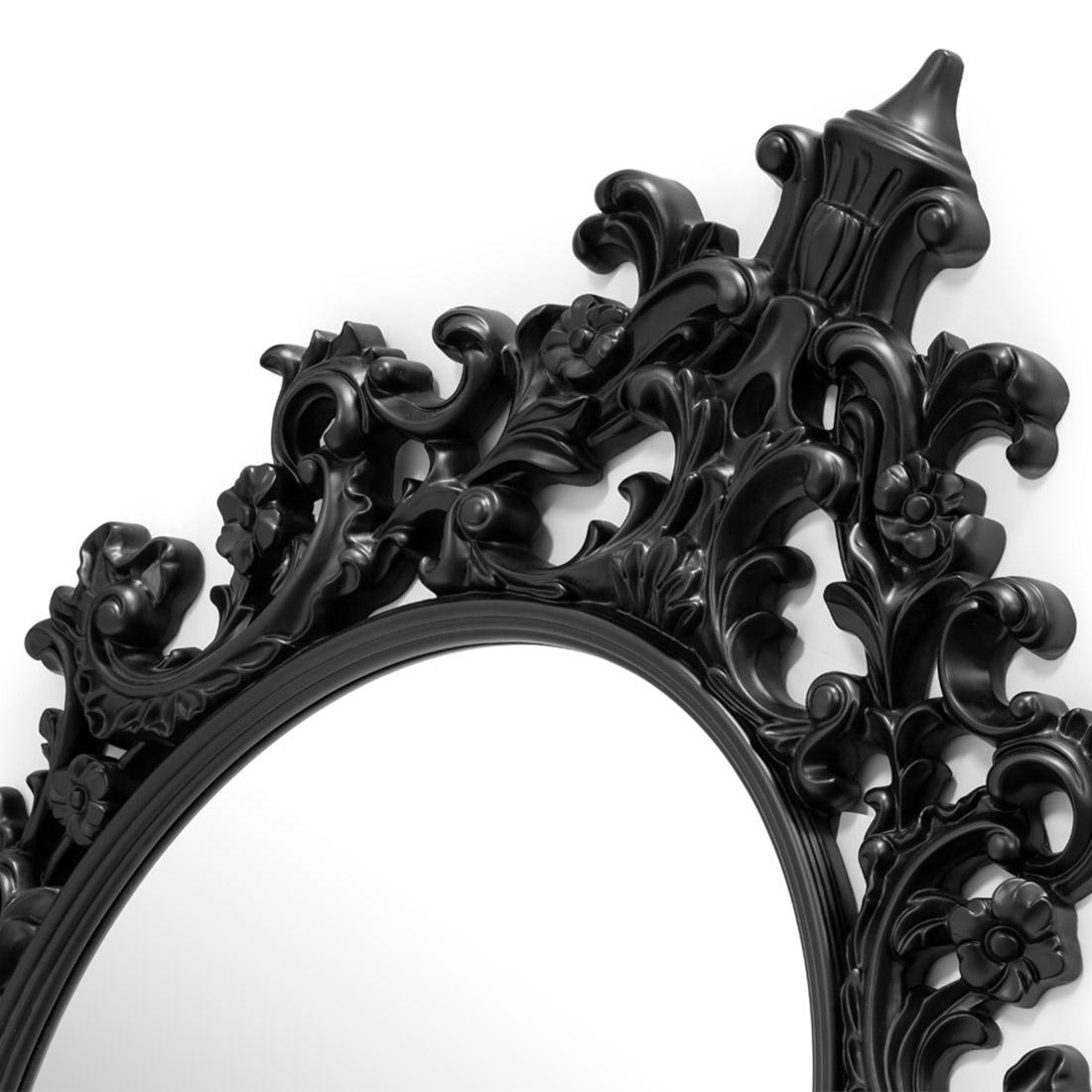 fancy black mirror