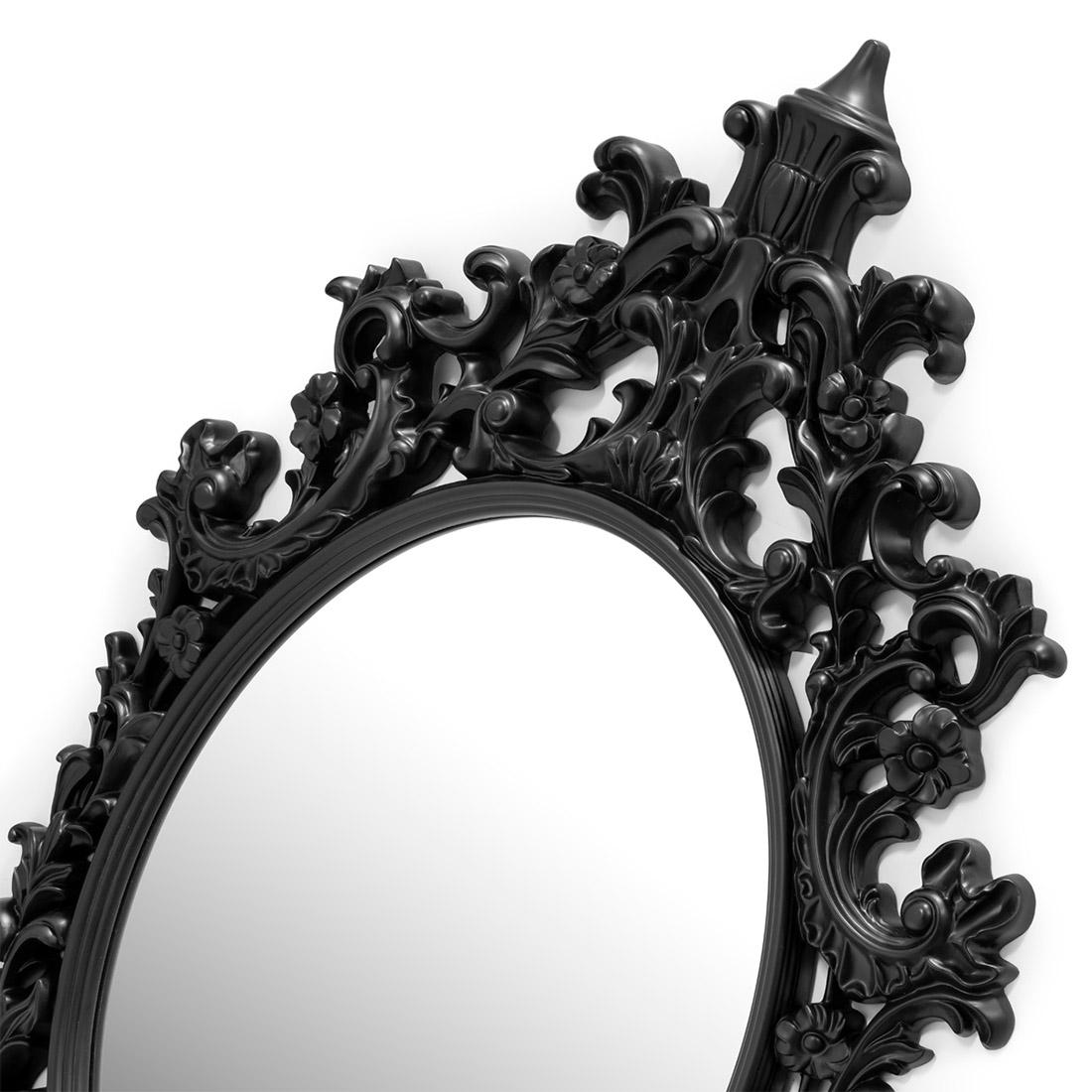 Italian Salerne Black Mirror For Sale