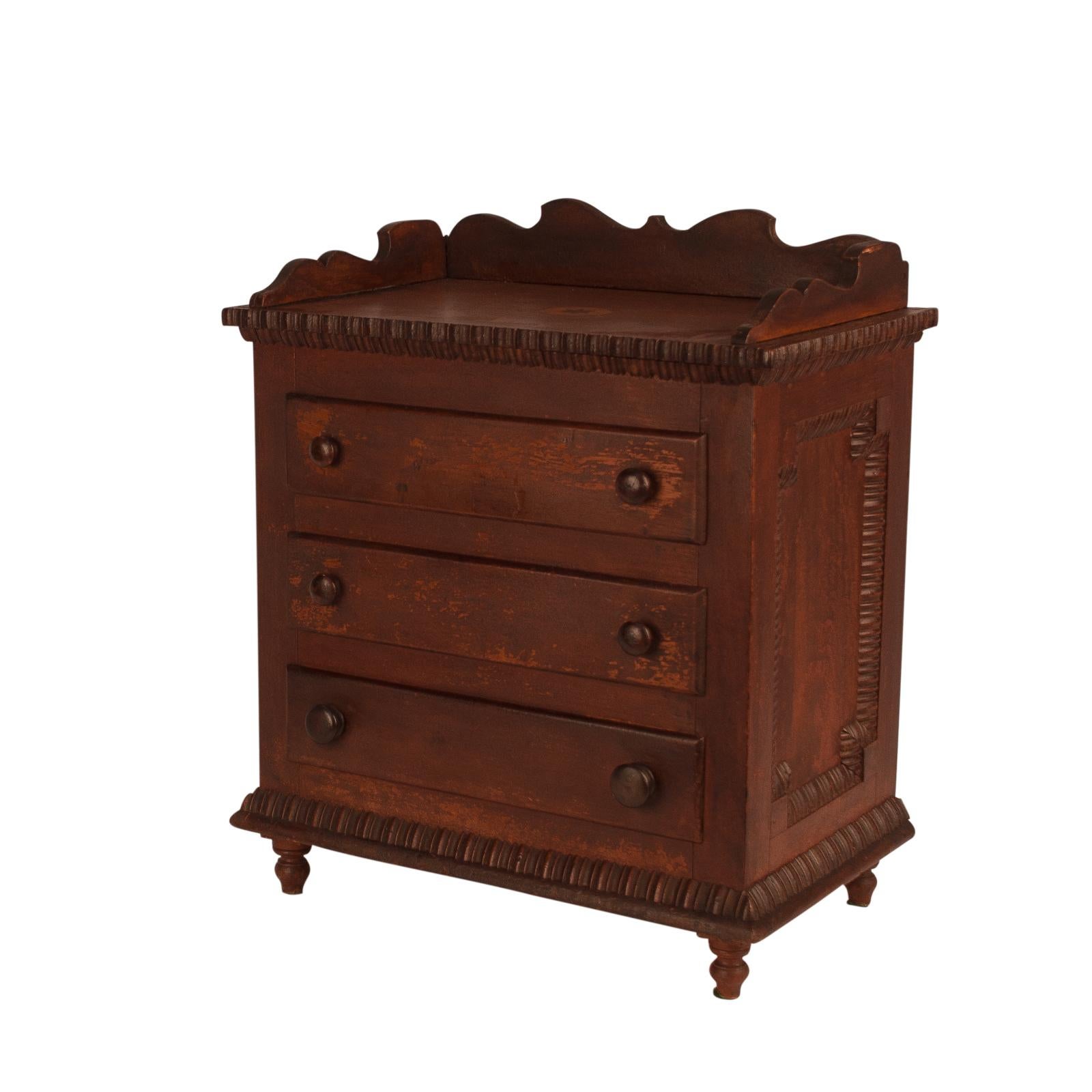 American Salesman Sample Chest of Drawers, United States, circa 1890