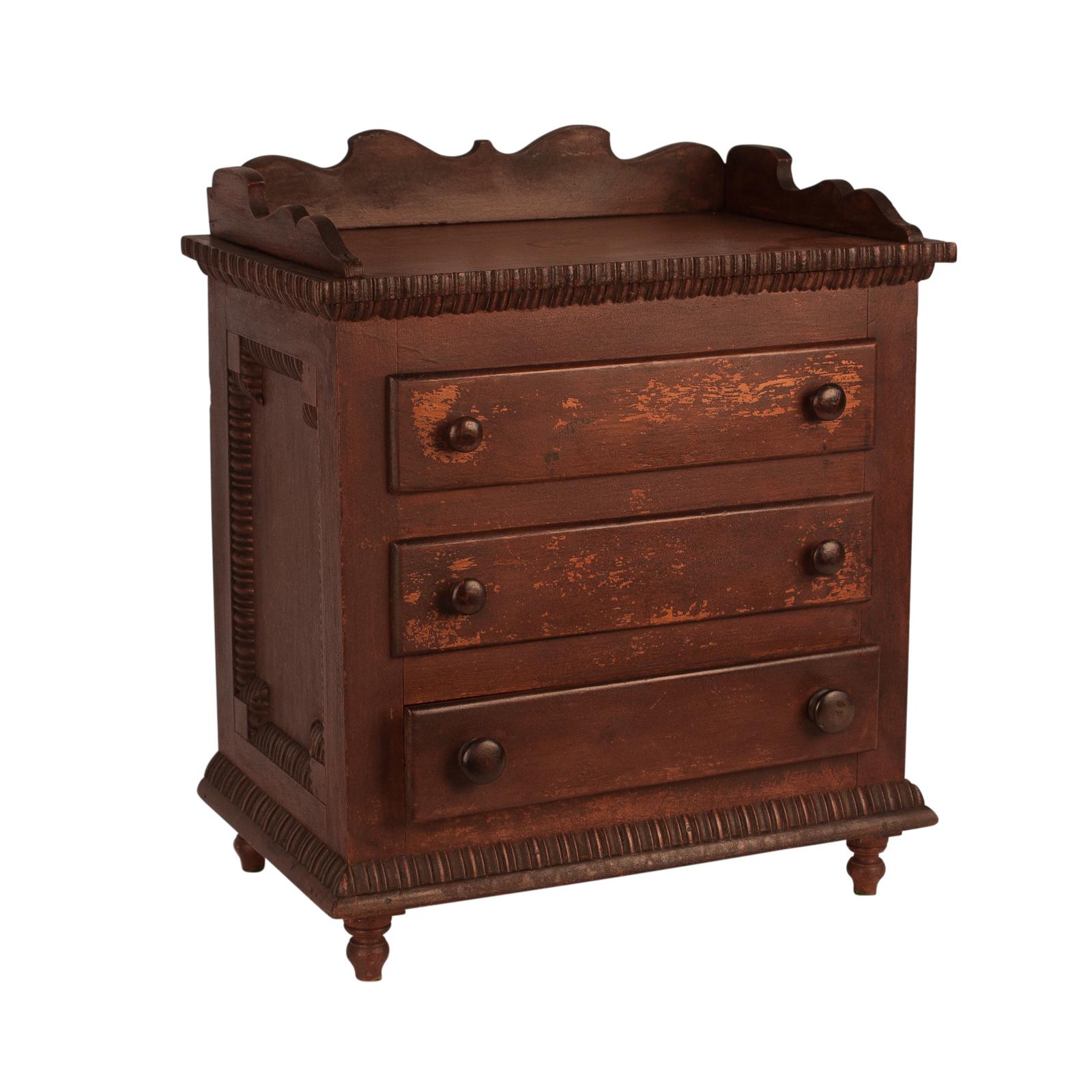 Salesman Sample Chest of Drawers, United States, circa 1890