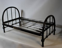 Salesman Sample Wrought Iron Bed Frame