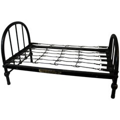 Salesman Sample Wrought Iron Bed Frame