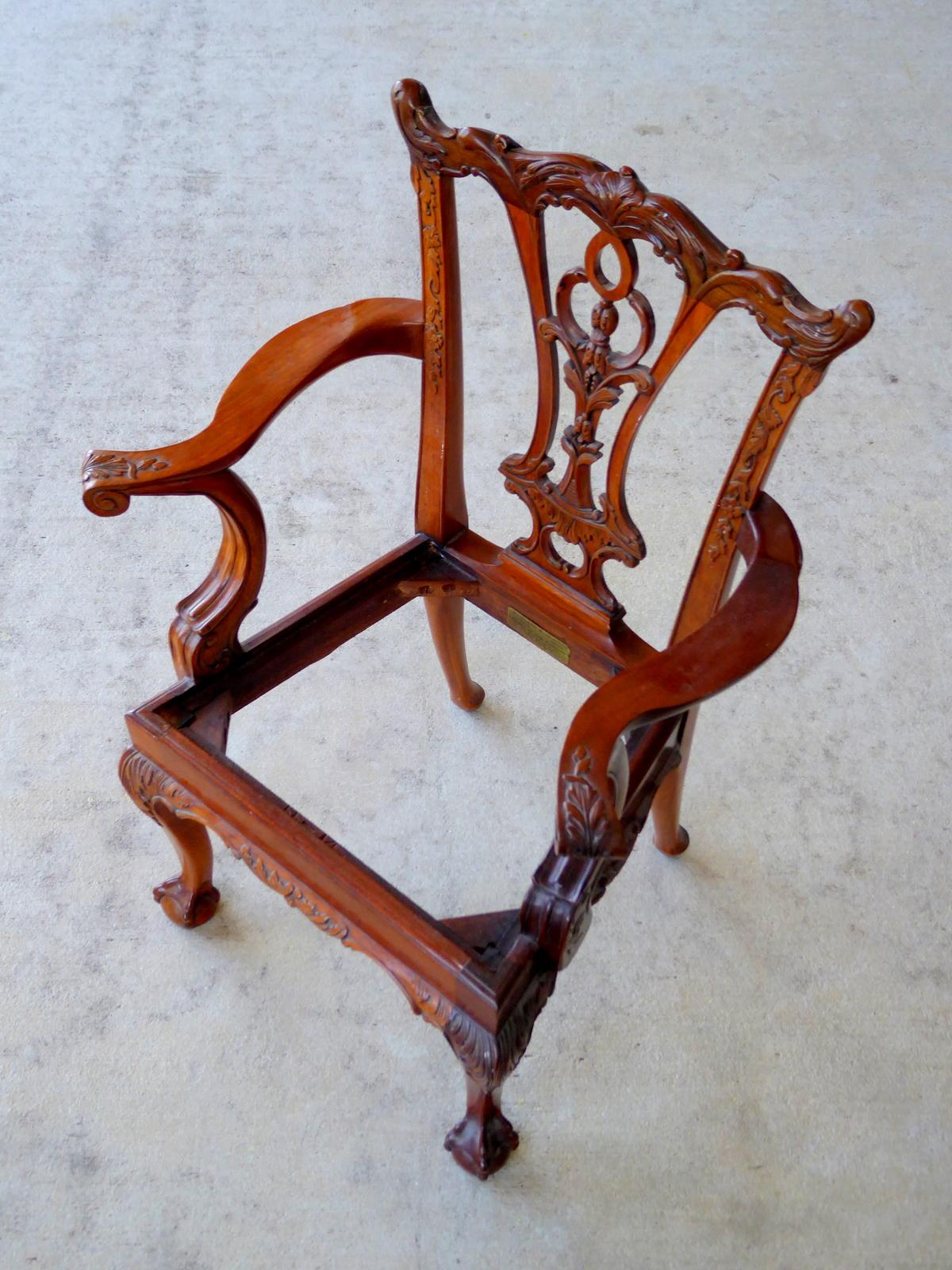 Salesman's Sample Chippendale Chairs For Sale 6