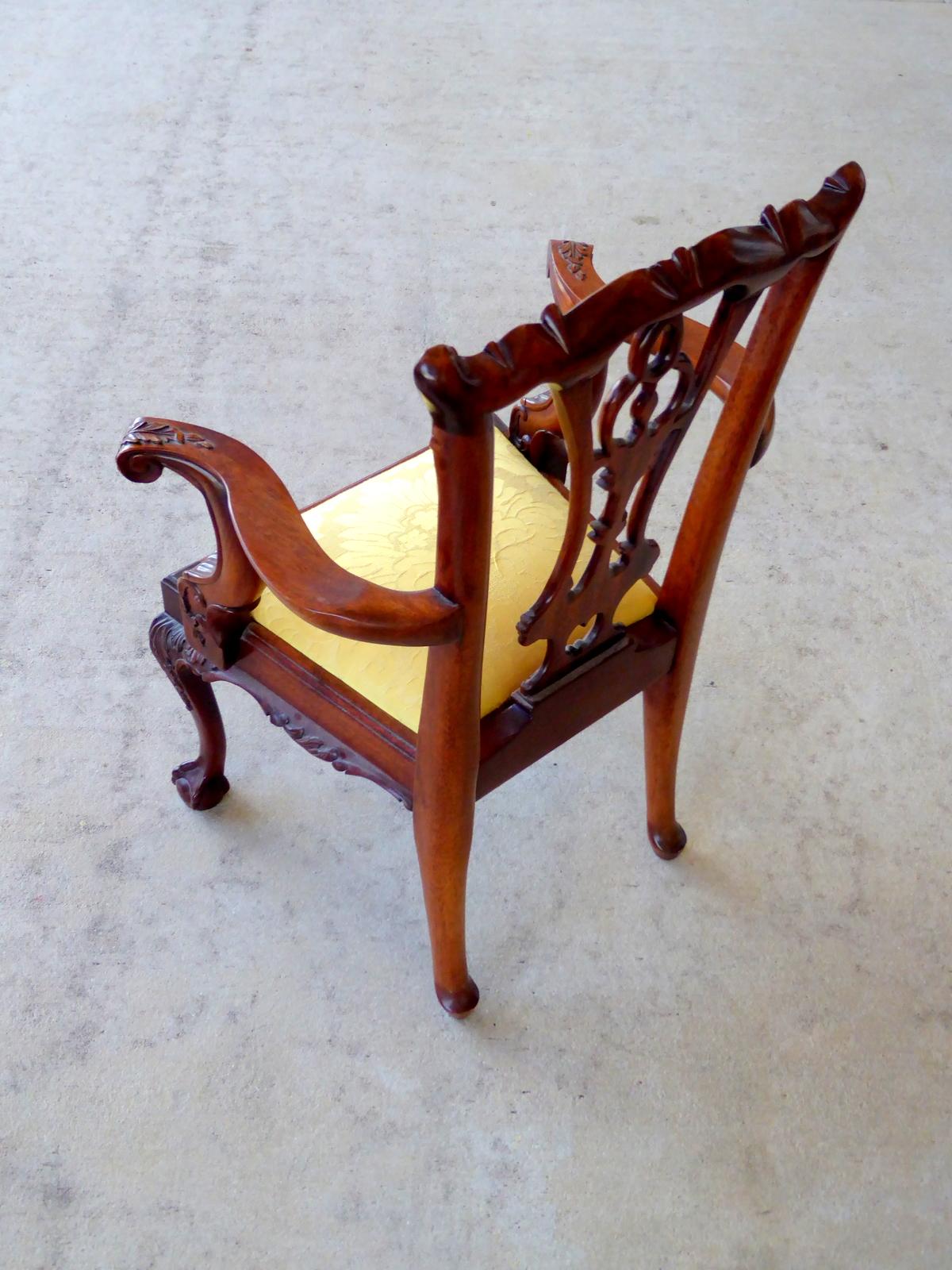 Salesman's Sample Chippendale Chairs In Good Condition For Sale In Palm Beach Gardens, FL