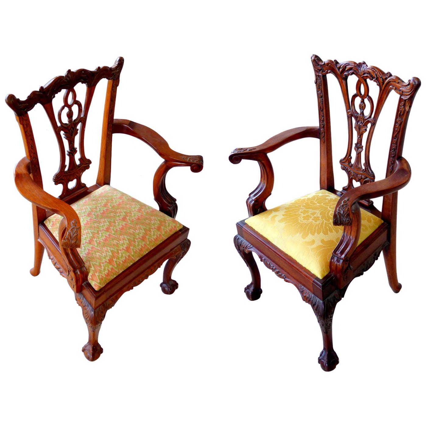 Salesman's Sample Chippendale Chairs For Sale