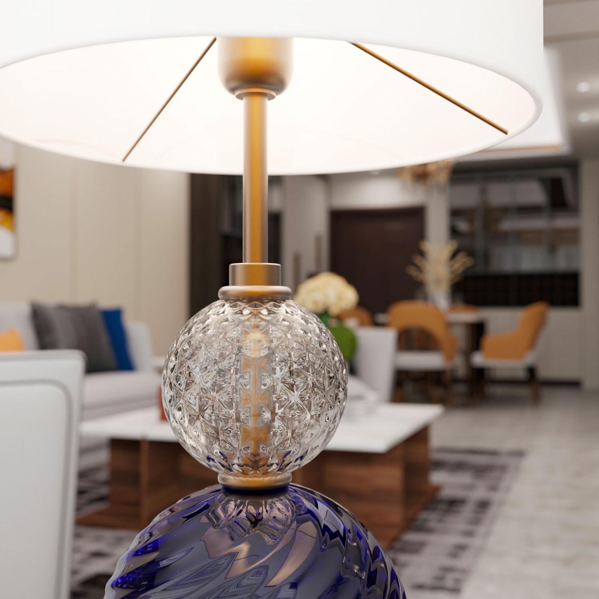 SALIERI Original Murano Glass Table Lamp Entirely Handmade For Sale 1