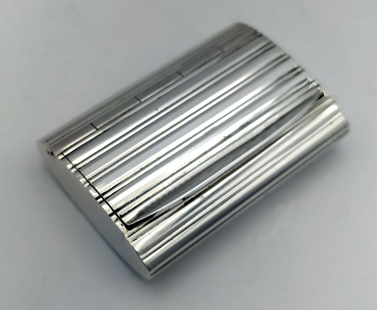 Pastillero Salimbeni Tapa Semi-Invisible Plata de Ley Natural Moderno en venta