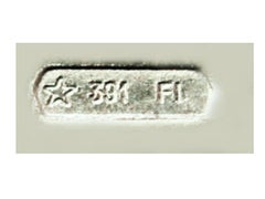 Salimbeni Pocket Cigarette Case, 8 Section Sterling Silver Natural