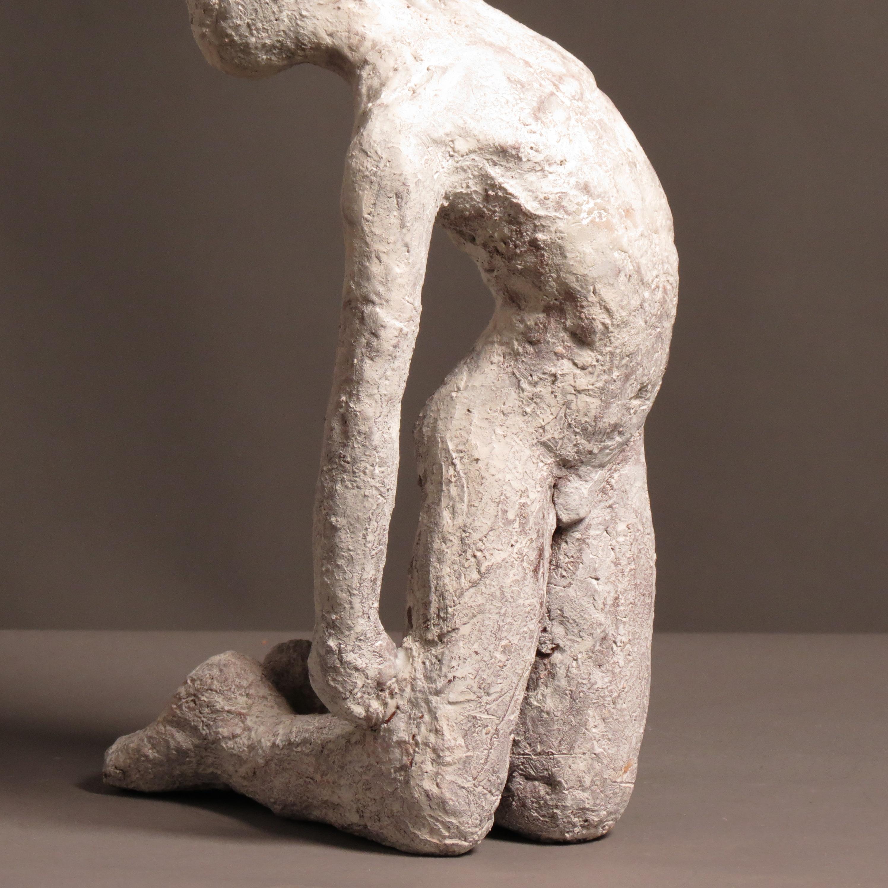 Terracota figurative sculpture dancer In New Condition For Sale In VALENCIA, ES