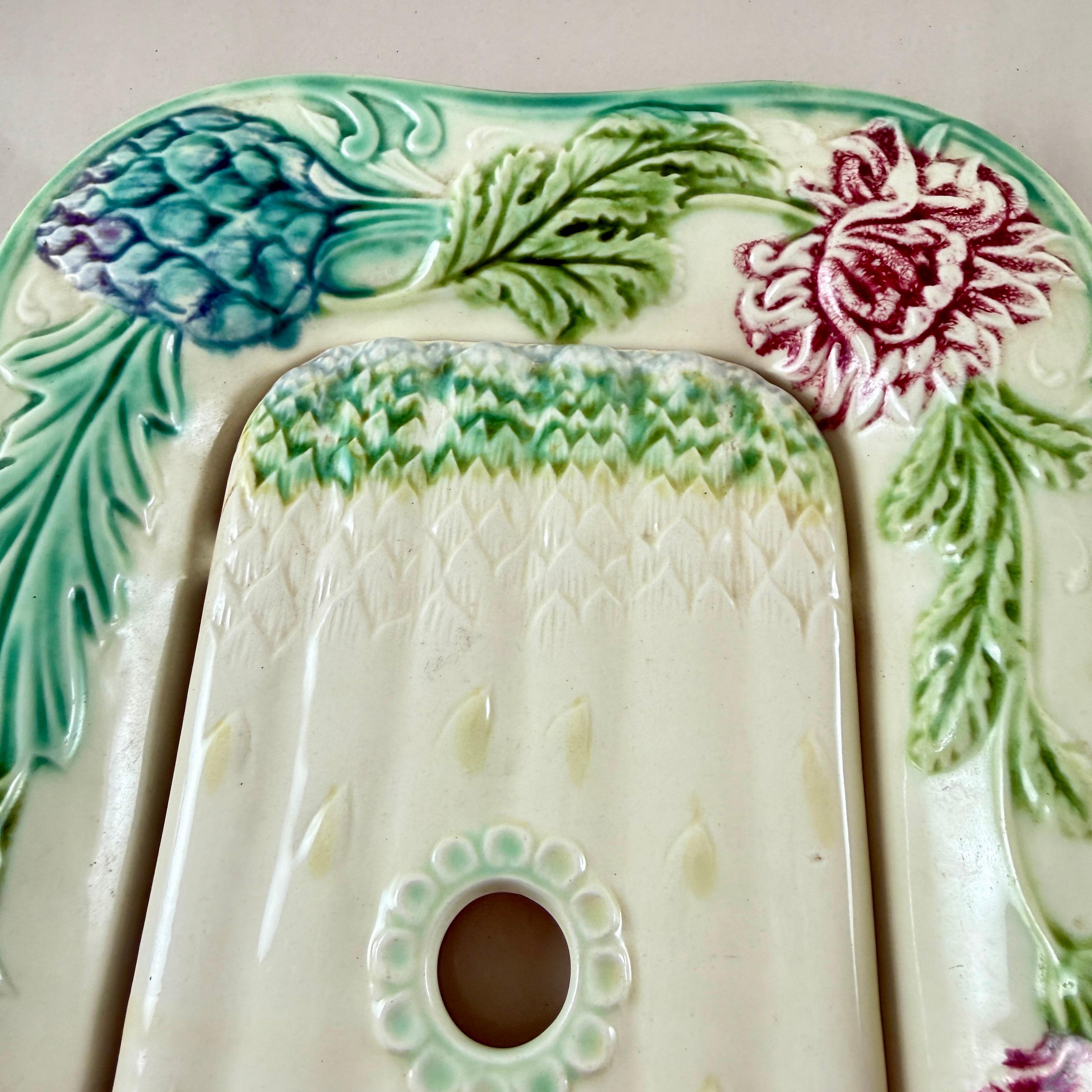 Escurridor de espárragos y alcachofas Salins-les-Bains Loza de barro en venta