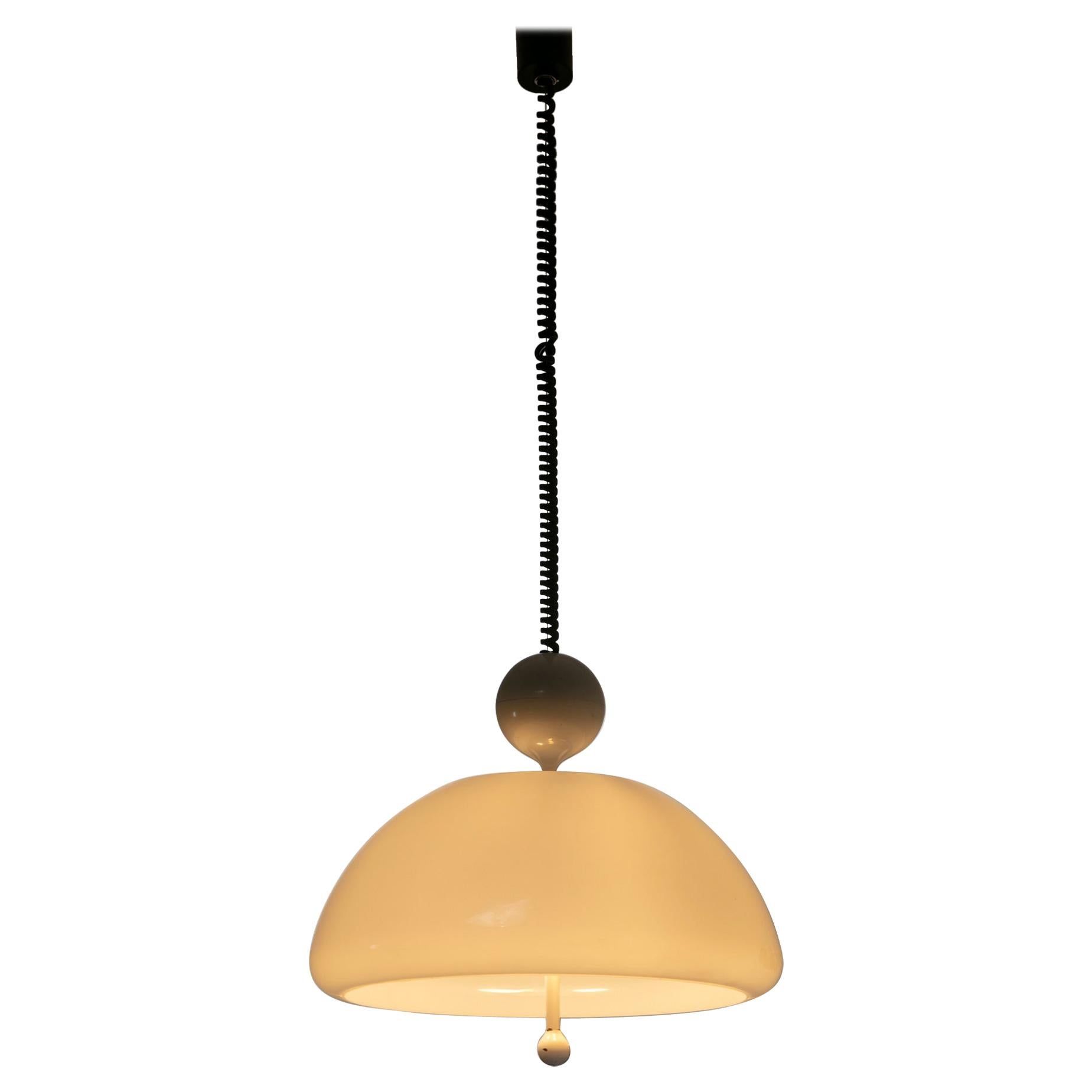 Lampe suspenduealiscendi d'Elio Martinelli pour Martinelli Luce, Italie, 1970 en vente