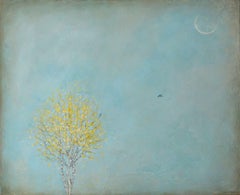 Bluebird Breeze, Painting, Acrylic on Canvas