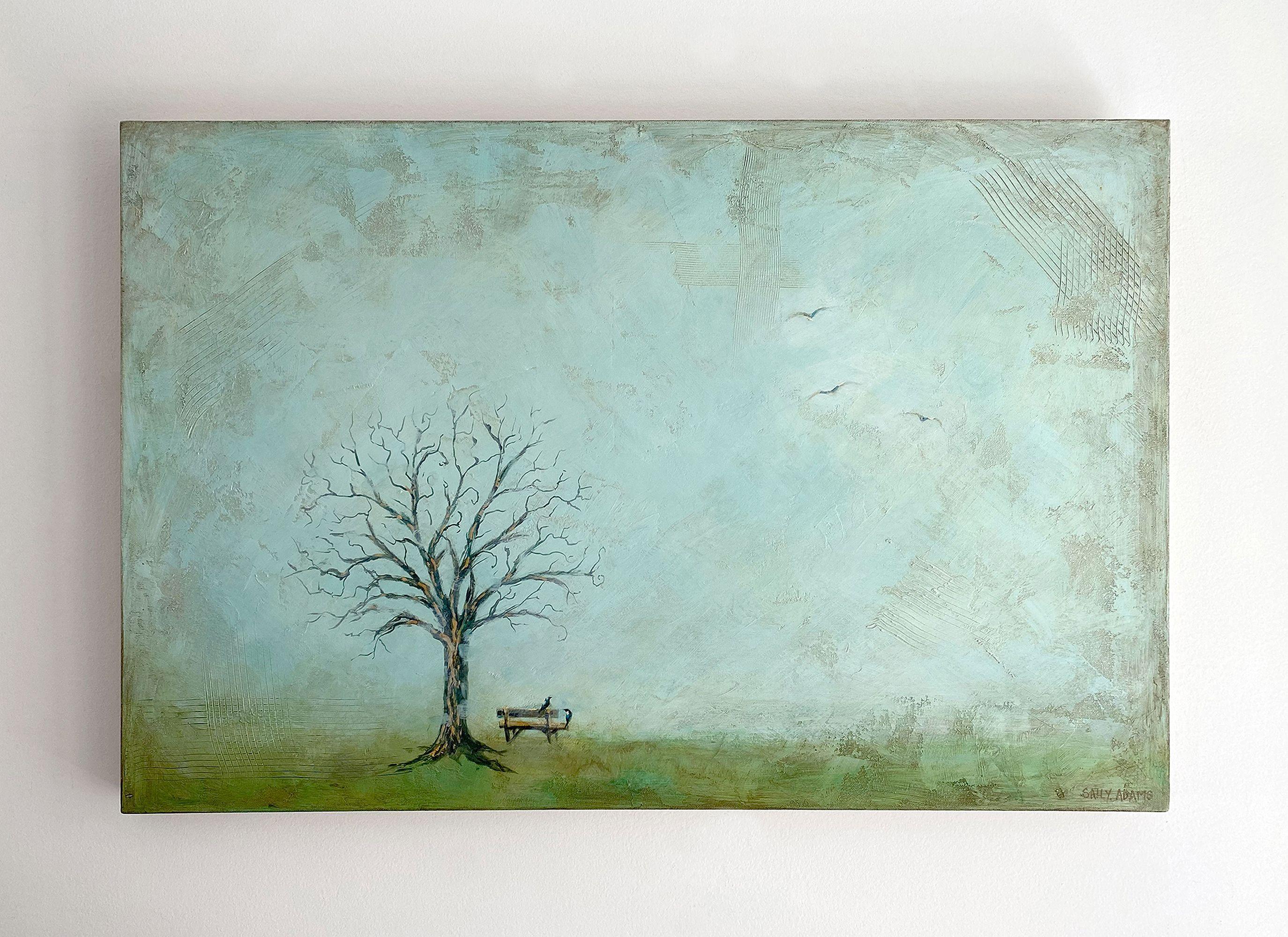 Resting Place, Gemälde, Acryl auf Leinwand (Impressionismus), Painting, von Sally Adams