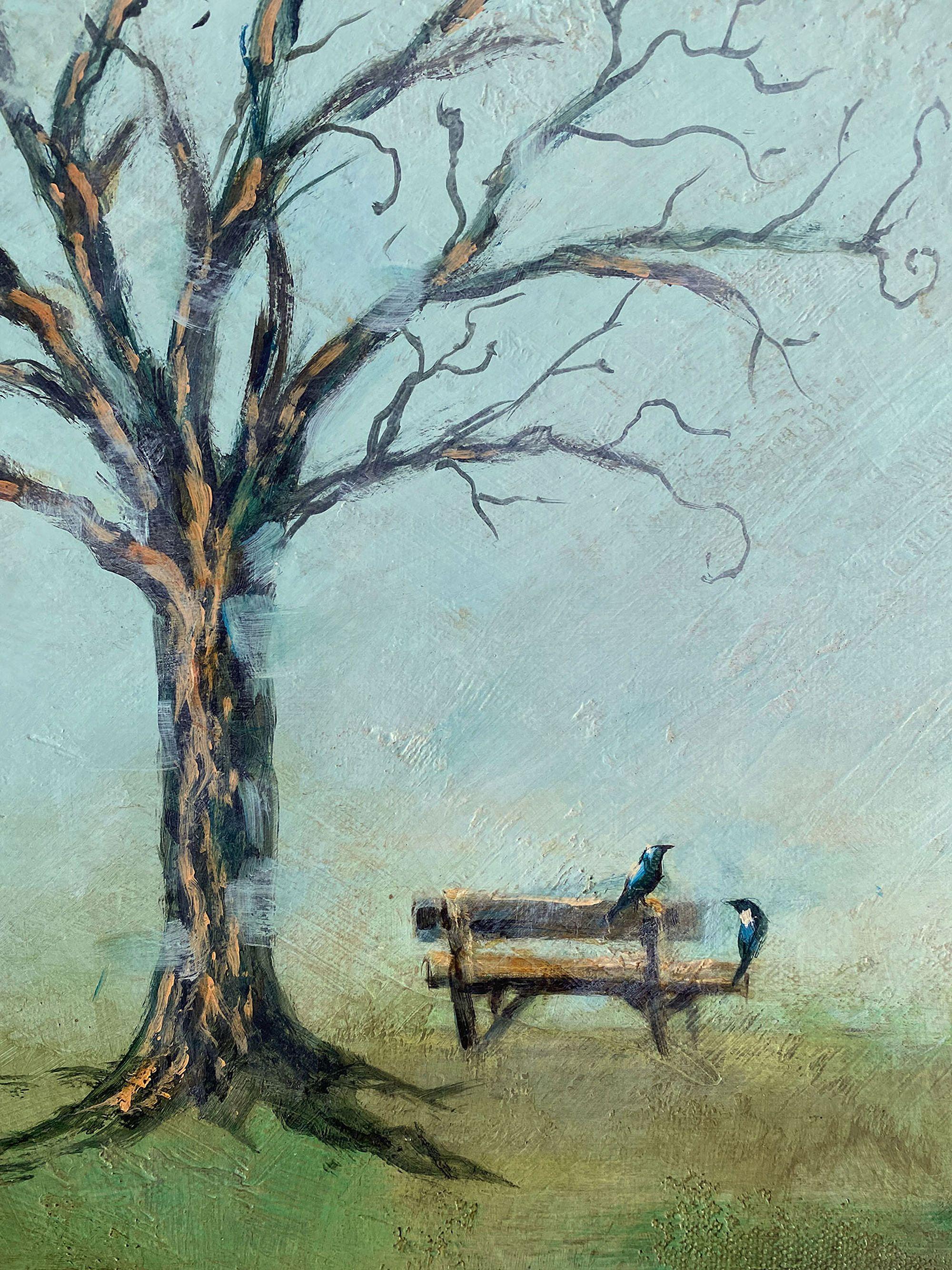 A veces, un lugar de descanso tranquilo y apacible es todo lo que uno necesita para contemplar y restaurarse. Textura Bordes acabados Sellado con barniz brillante Listo para colgar :: Pintura :: Impresionista :: Esta obra viene con un certificado