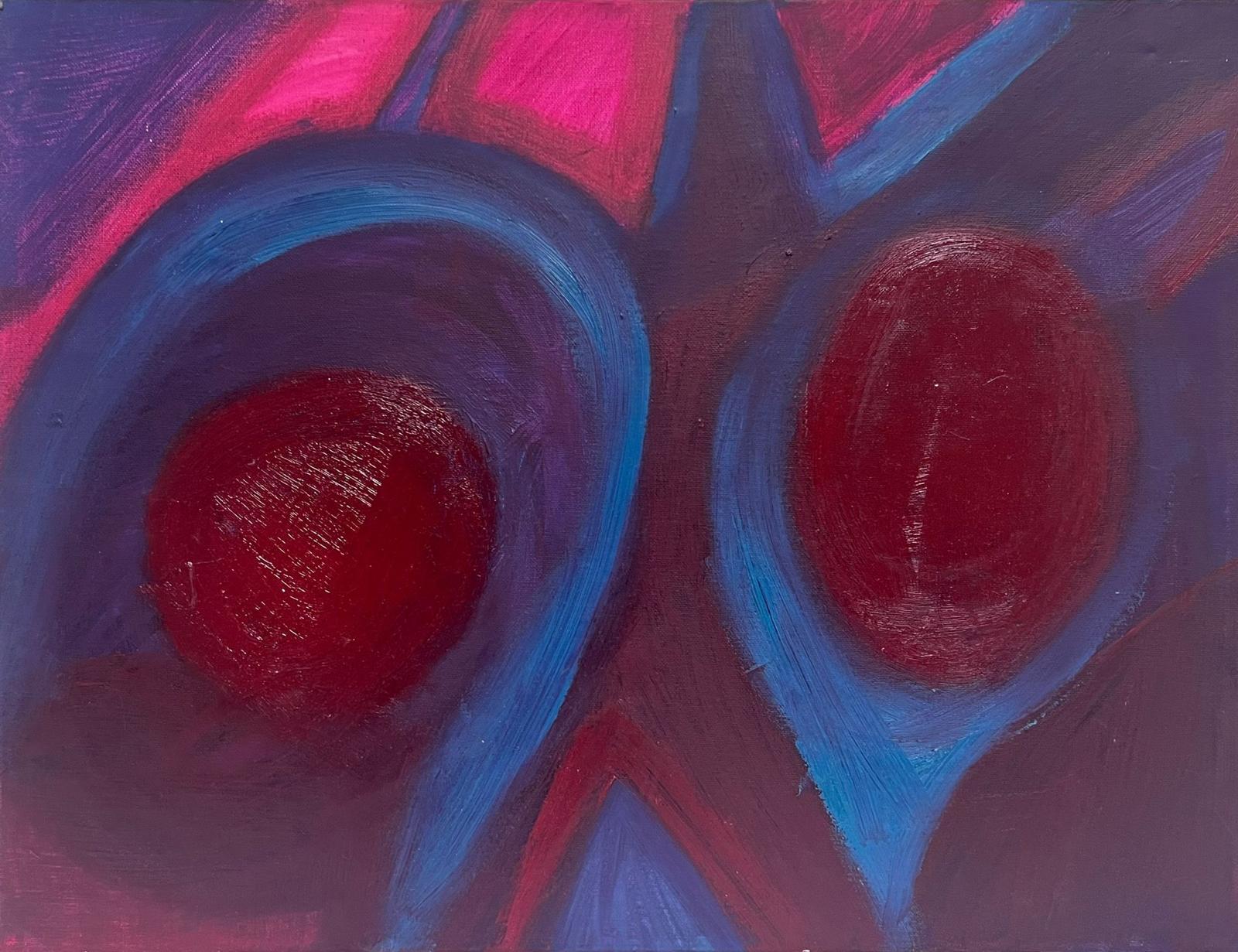 Abstract Painting Sally Bradshaw - Peinture à l'huile britannique contemporaine expressionniste abstraite