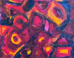 SALLY BRADSHAW (b.1962) CONTEMPORARY ABSTRACT BRITISH PAINTING - COLOURS