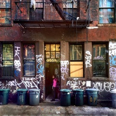 4th Street, Graffiti with Girl (New York City), Sally Davies