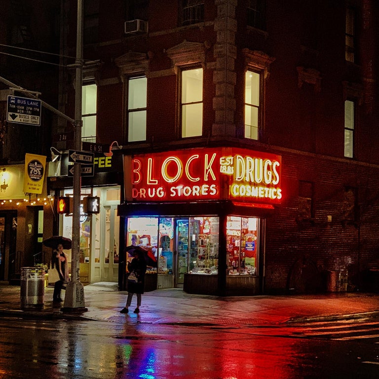 Sally Davies – „Block Drogen (New York City), Originalfotografie Sally ...