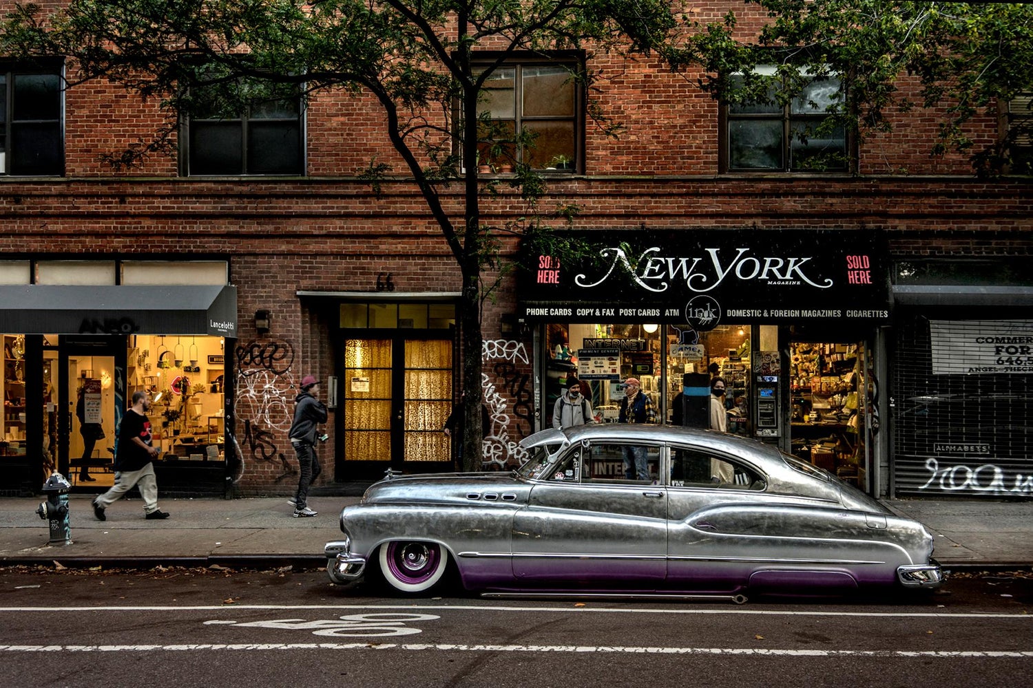 Sally Davies - Buick Avenue A, 5th St (New York City), Original Photograph  — Sally Davies For Sale at 1stDibs