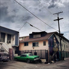 Green Car, Venice, Back Lane (Los Angeles), Sally Davies