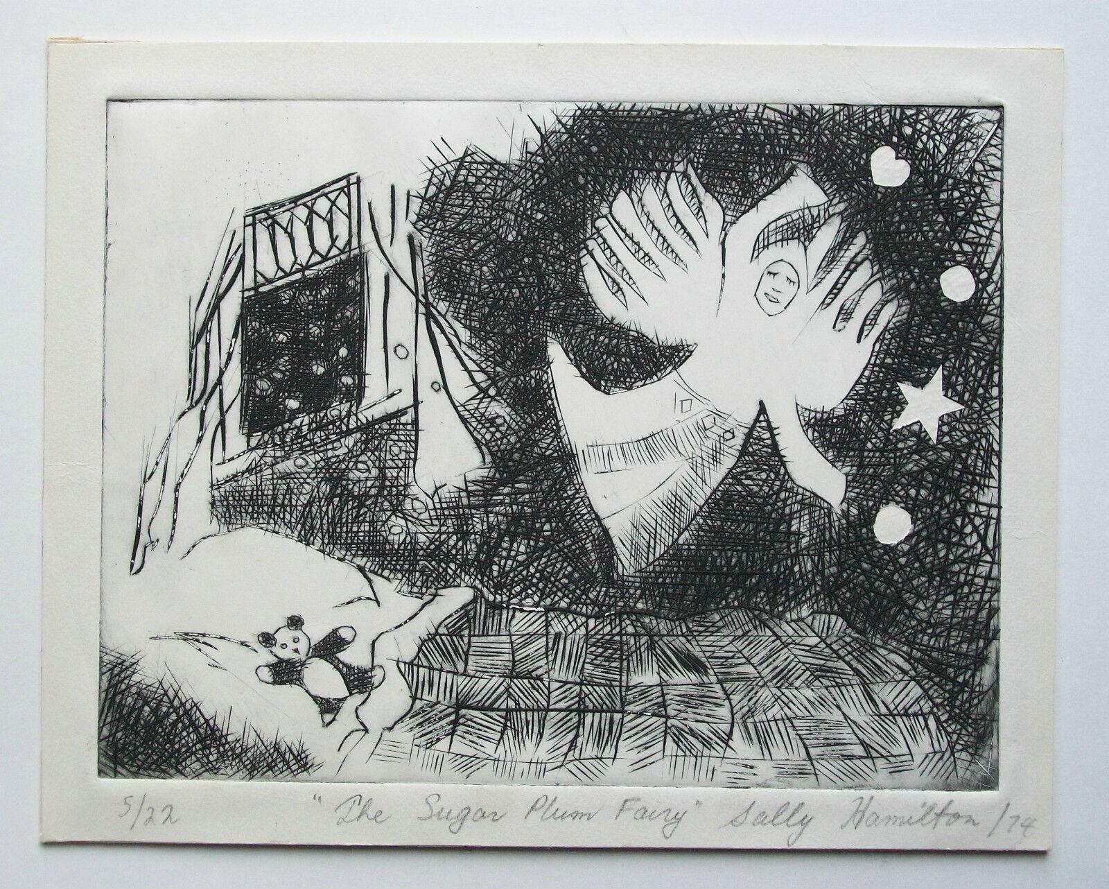 Unknown SALLY HAMILTON - 'The Sugar Plum Fairy' - #5/22 - Vintage Engraving - Circa 1974 For Sale