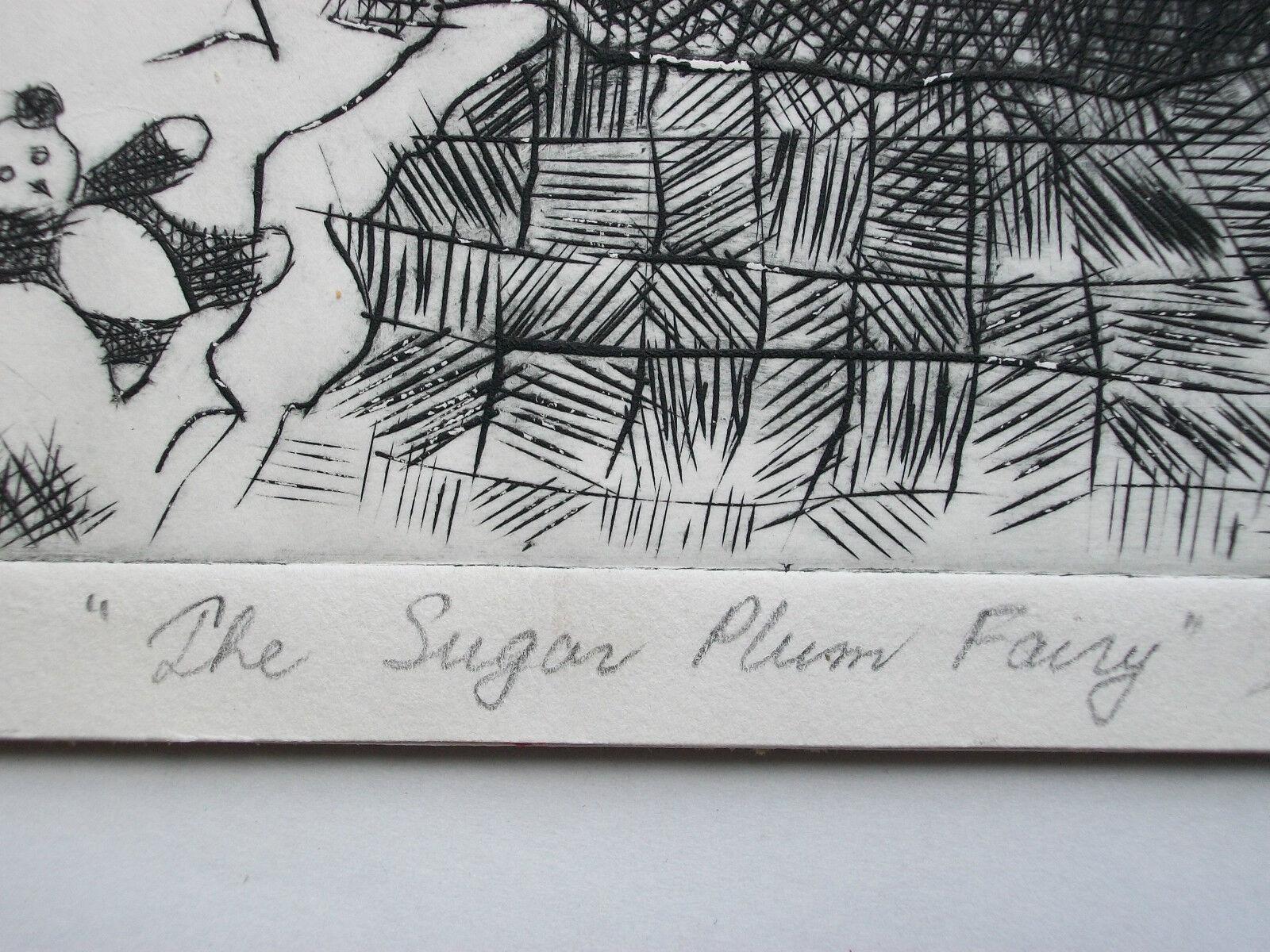 20th Century SALLY HAMILTON - 'The Sugar Plum Fairy' - #5/22 - Vintage Engraving - Circa 1974 For Sale