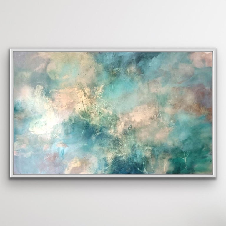 Sally Harrold Clouded Edges, Landscape Orientation Abstract Statement