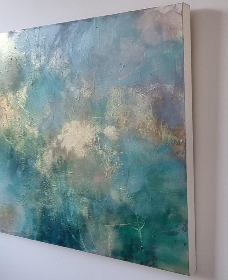 Sally Harrold Clouded Edges, Landscape Orientation Abstract Statement