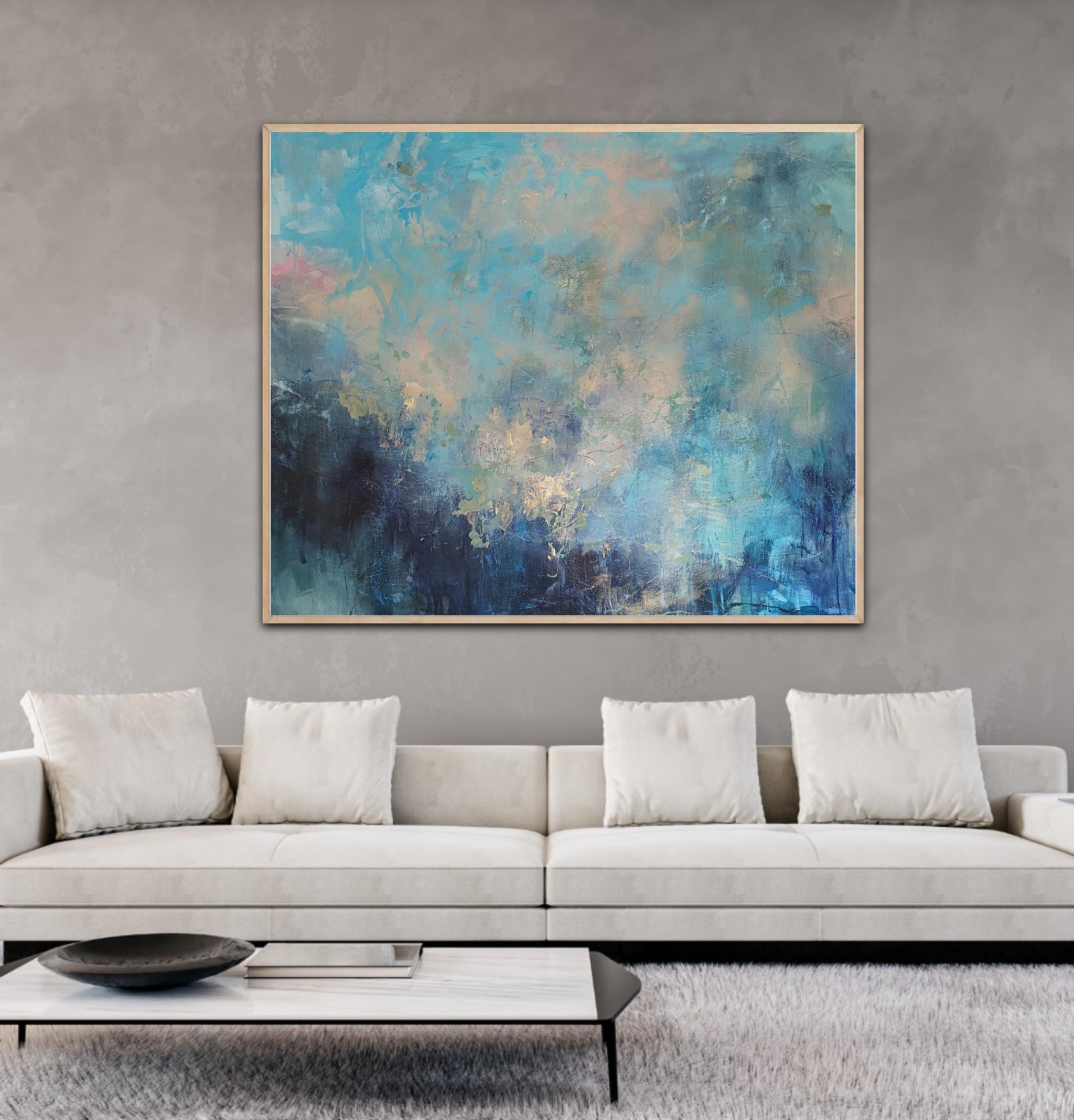 Daydreamer, Abstract Expressionist, Contemporary Art, Landscape For Sale 5