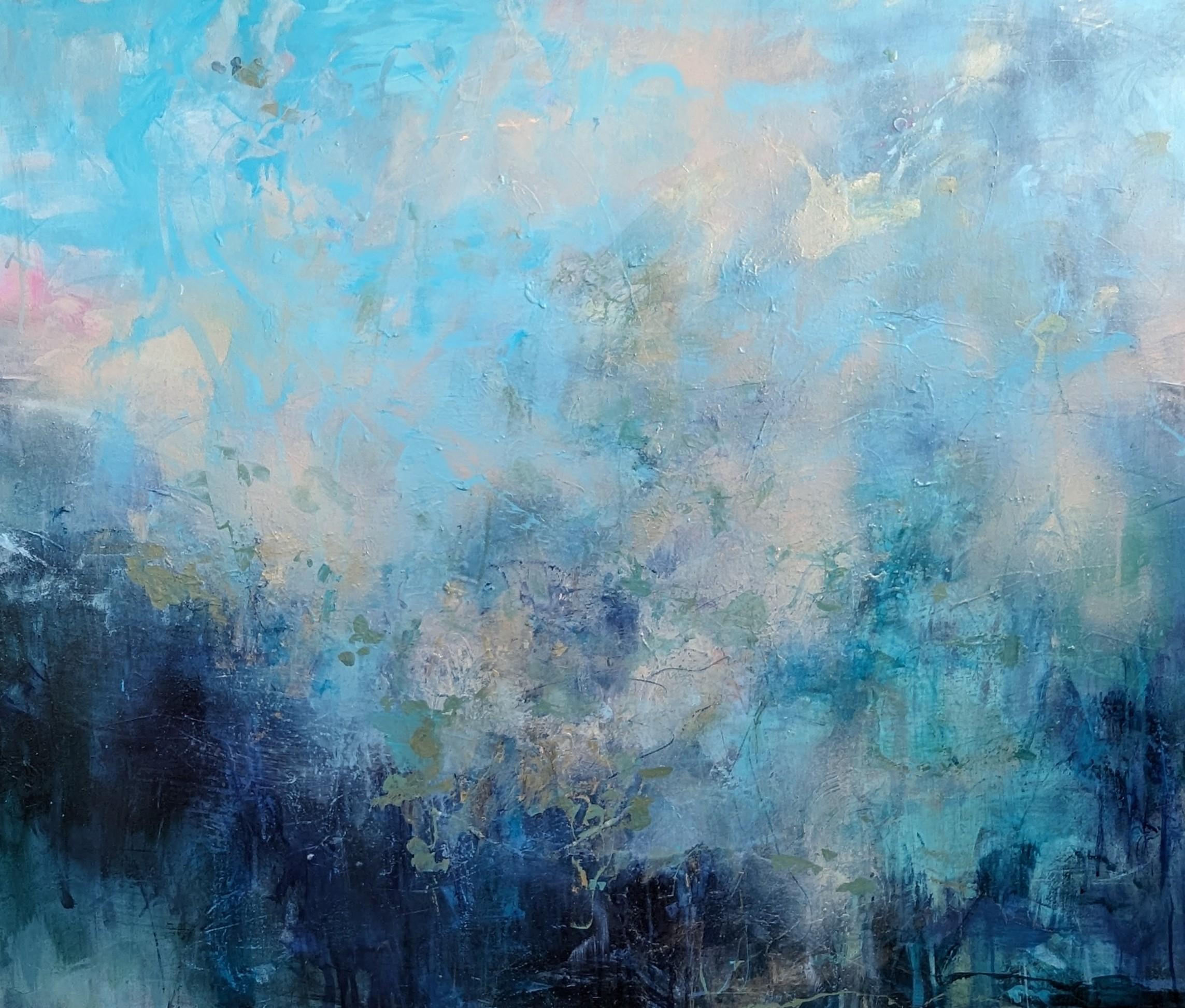 Sally Harrold Abstract Painting - Daydreamer, Abstract Expressionist, Contemporary Art, Landscape