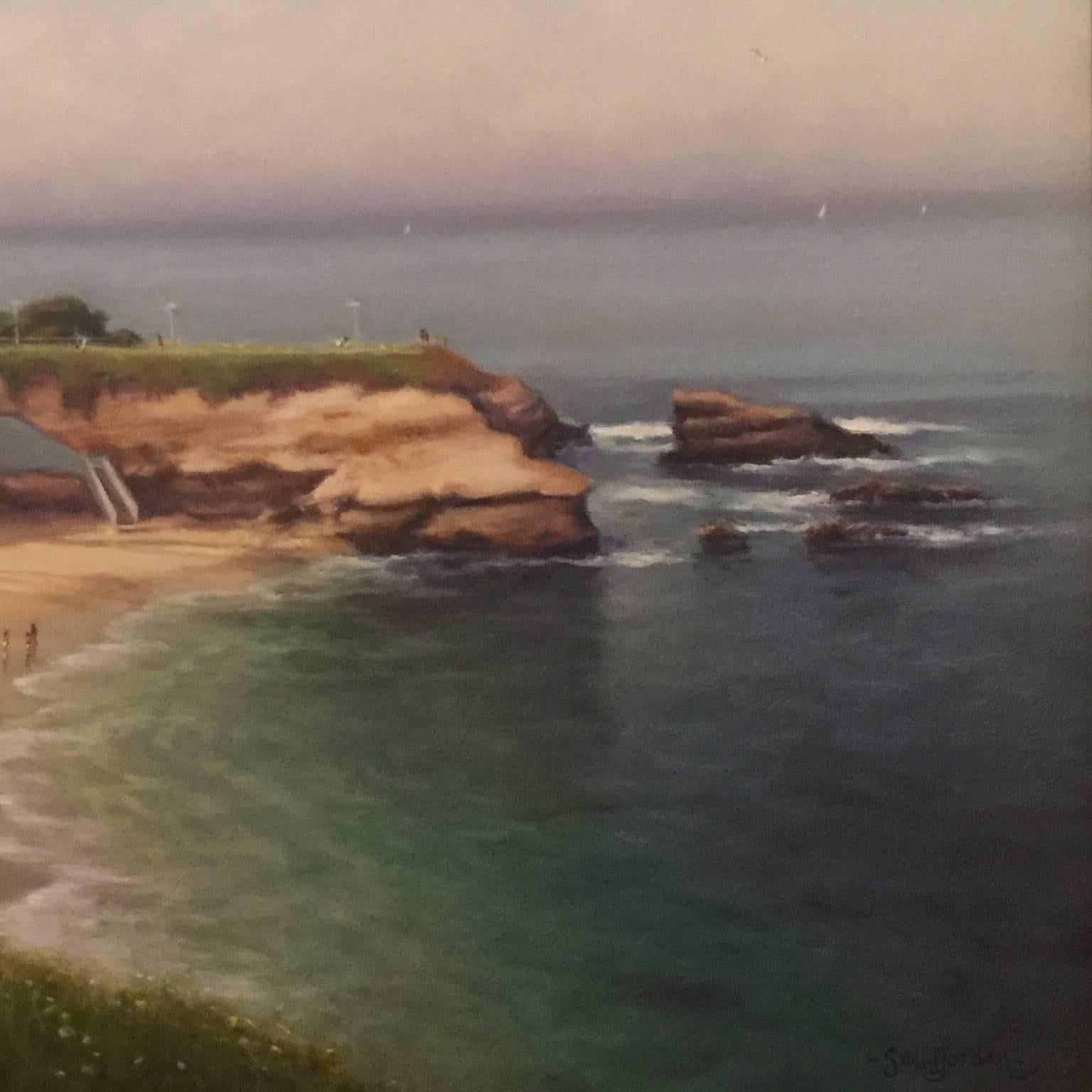 La Jolla - Painting by Sally Jordan